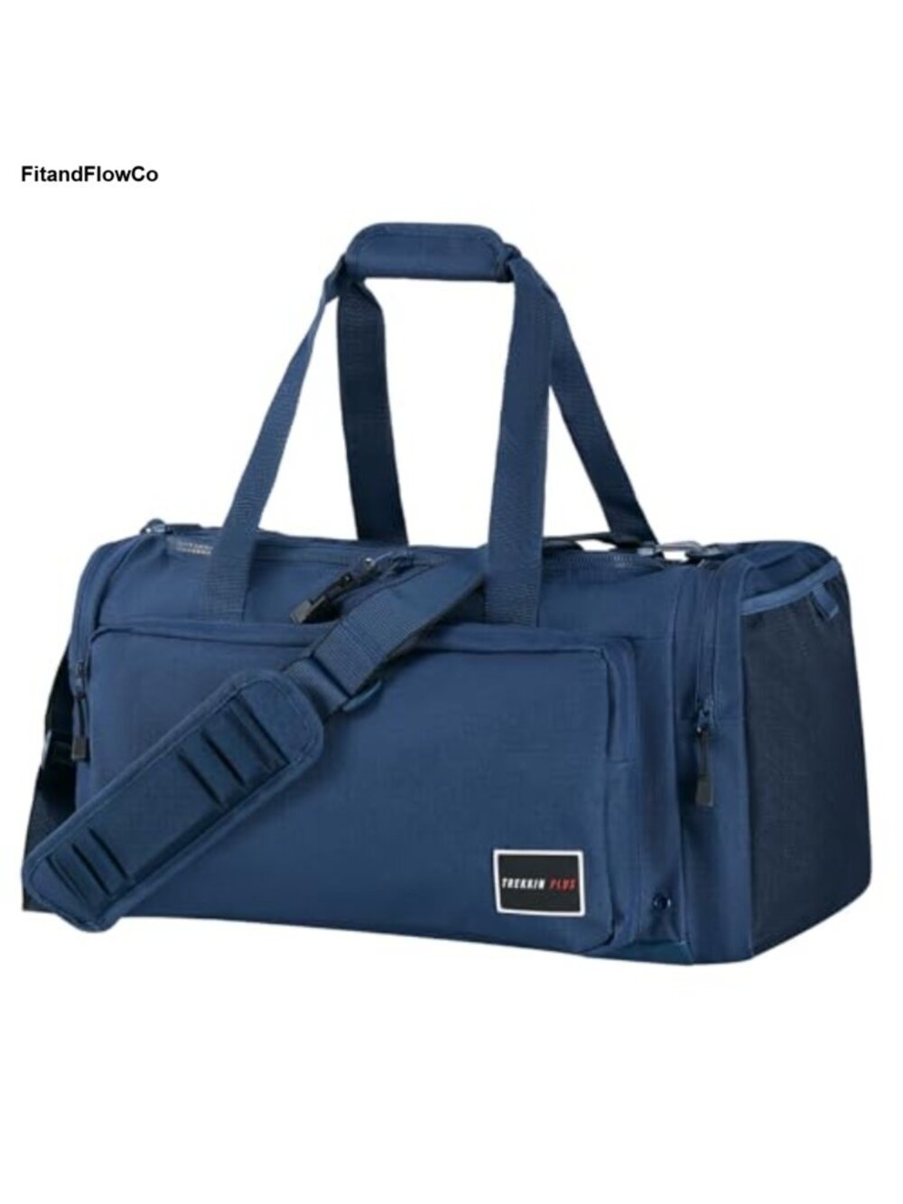 60L Waterproof Duffel Bag Gym Travel Weekender with Shoe Compartment